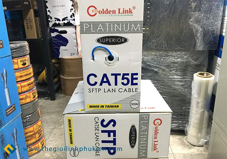 Hai cuộn cáp mạng Golden Link Cat5 SFTP