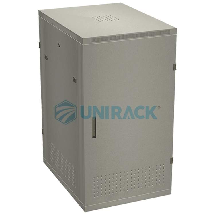 tủ mạng 20U sâu 800 màu trắng mặt sau