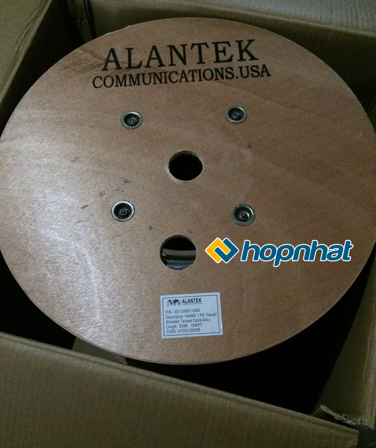 Alantek 14AWG, 1 pair cable 500m/cuộn (301-CI9601-0000)