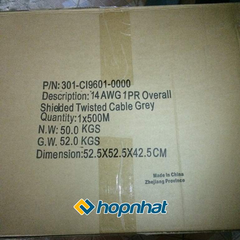 Alantek 14AWG, 1 pair cable 500m/cuộn (301-CI9601-0000)