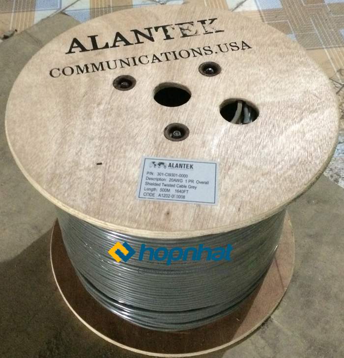 Cáp điều khiển Alantek 20AWG 1PR (301-CI9301-0000)