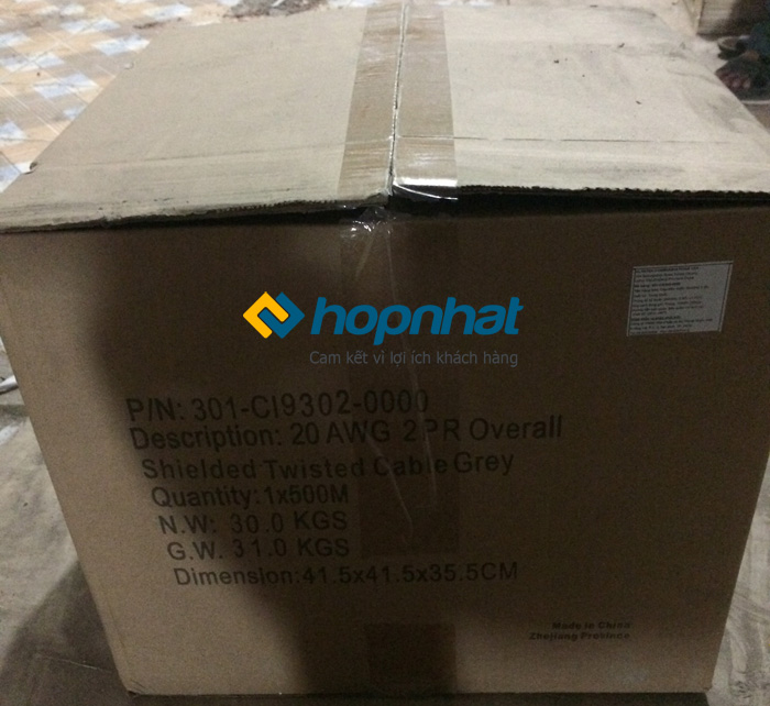 Cáp điều khiển Alantek 20AWG 1PR (301-CI9302-0000)