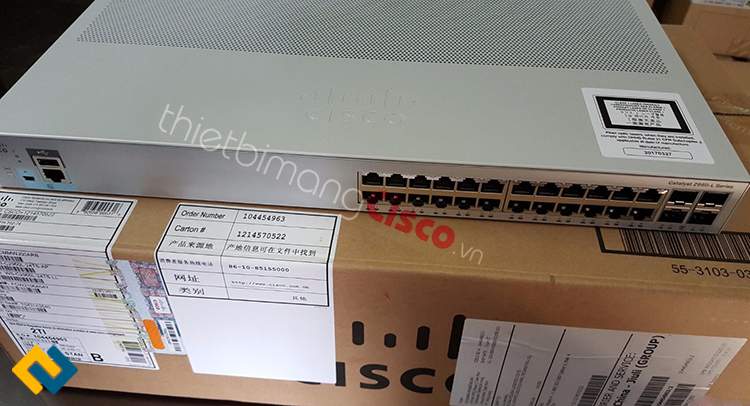 Switch Cisco WS-C2960L-24PS-AP chính hãng
