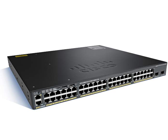 CISCO WS-C2960X-48TS-LL Catalyst 2960-X 48 GigE, 2 x 1G SFP, LAN Lite 
