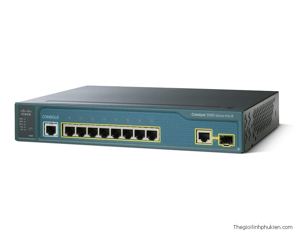 Cisco Switch WS-C3560-8PC-S