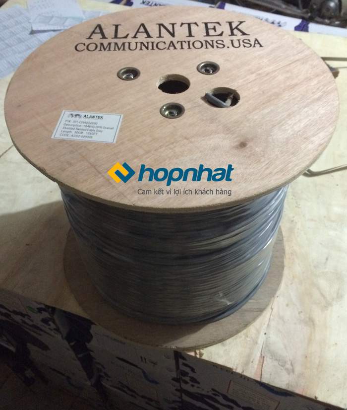 Cáp điều khiển Alantek 18AWG 2PR (301-CI9402-0000)