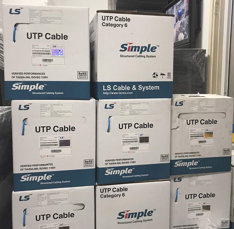 Thùng Cáp mạng Cat6 LS UTP tại kho