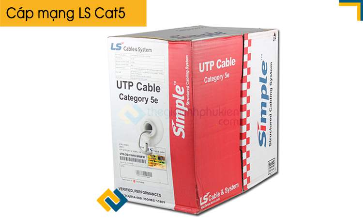 Thùng dây cáp mạng LS Cat5