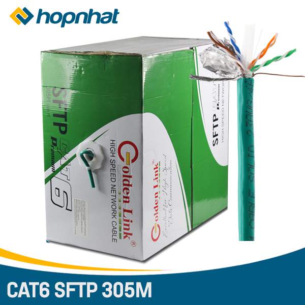 Dây cáp mạng Golden Link SFFTP Cat6
