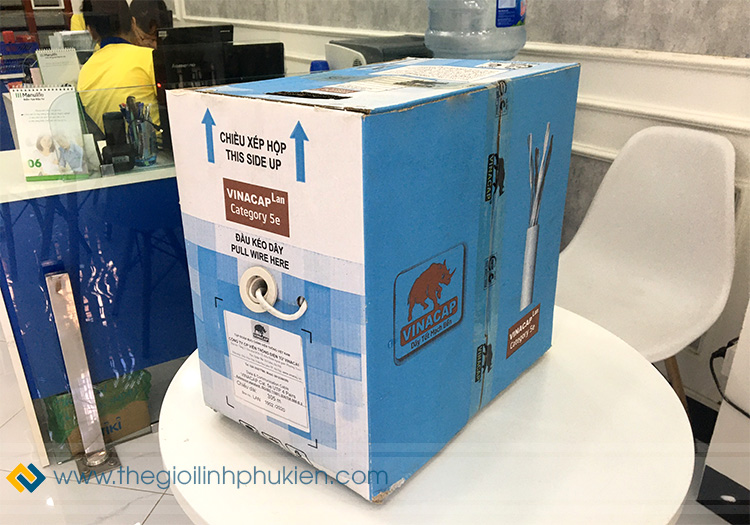 Thùng cáp mạng Cat5e Vinacap chính hãng