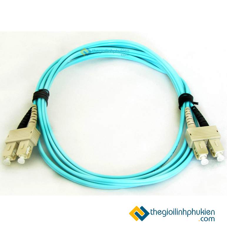 Hình ảnh: Dây nhảy quang multimode OM3 SC-SC