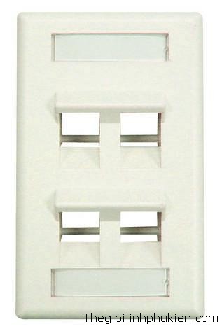 Wall Plate AMP 4 Port, Mặt Wall Plate AMP 4 Port, Bán Mặt Wall Plate AMP 4 Port