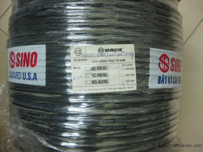 CAP DONG TRUC SINO 5C-FB/VL, CAP DONG TRUC SINO 5C CHINH HANG, CAP DONG TRUC SINO GIA RE, CAP TRUYEN HINH SINO