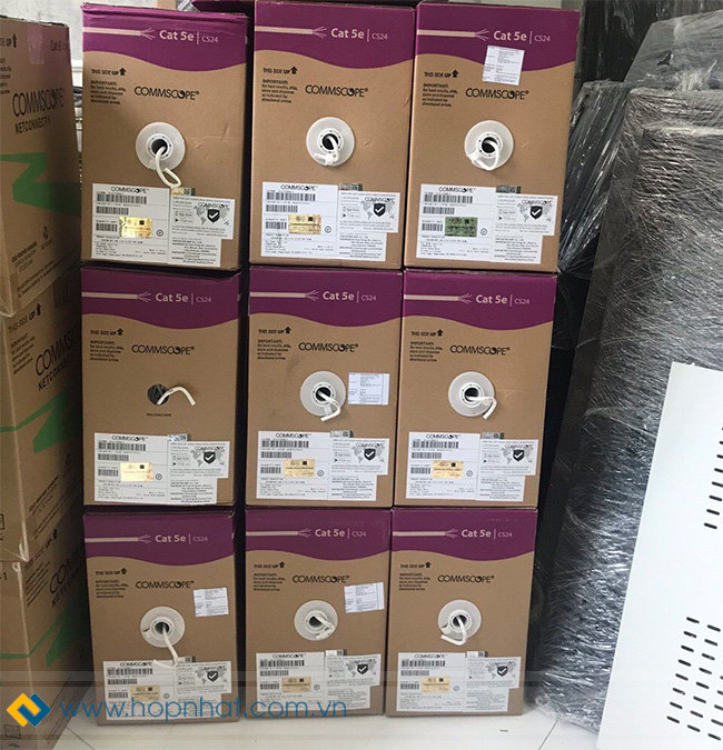 Cáp mạng Cat5e Commscope AMP tại Hợp Nhất Cáp mạng Cat5e Commscope AMP tại Hợp Nhất