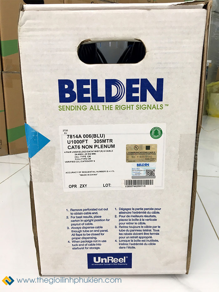 cáp mạng Cat6 Belden cáp mạng Cat6 Belden