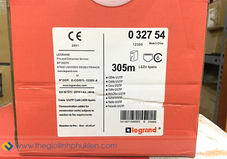 cáp mạng Cat6 LSZH cáp mạng Cat6 LSZH
